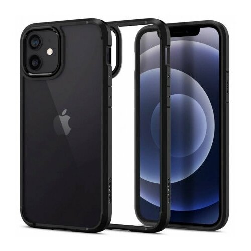 фото Чехол spigen ultra hybrid для iphone 12/12 pro acs01703 (matte black)