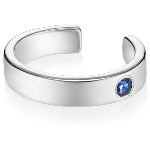 Кафф GAMMA с синим сапфиром