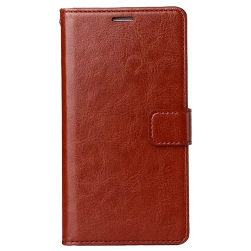 фото Чехол-книжка mypads для huawei p30 с мульти-подставкой застёжкой и визитницей коричневый