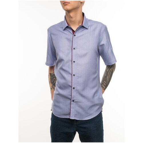Рубашка мужская с коротким рукавом, классическая Paolo Maldini TPR-561K
