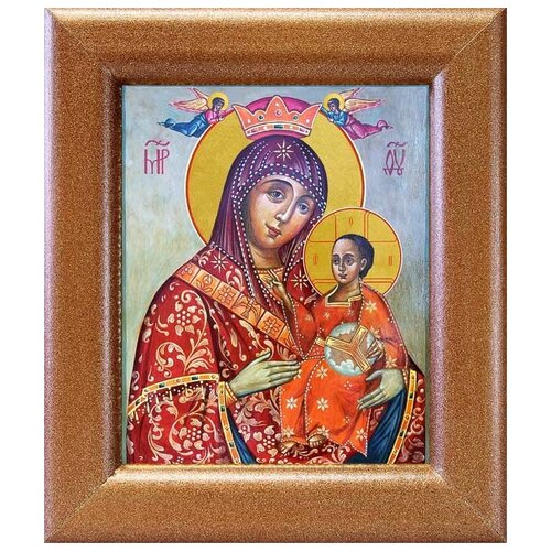 Вифлеемская икона Божией Матери, в широкой рамке 14,5*16,5 см вифлеемская икона божией матери в рамке 8 9 5 см
