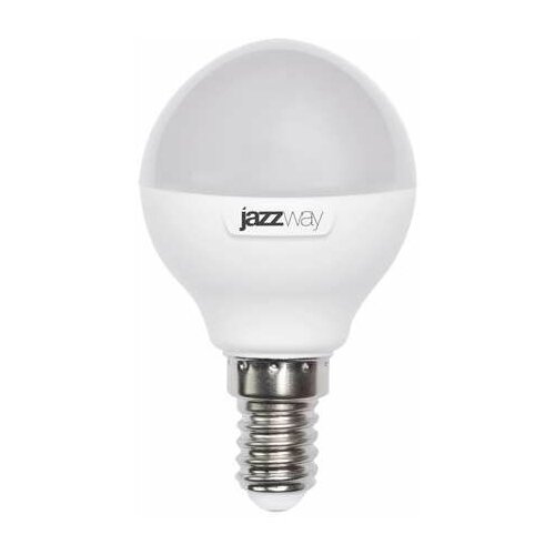 Лампа светодиодная PLED-SP-G45 7Вт шар 3000К тепл. бел. E14 540лм 230В JazzWay 1027856-2 (6шт)
