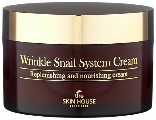 Антивозрастной крем с муцином улитки Wrinkle Snail System Cream, The Skin House 100 мл