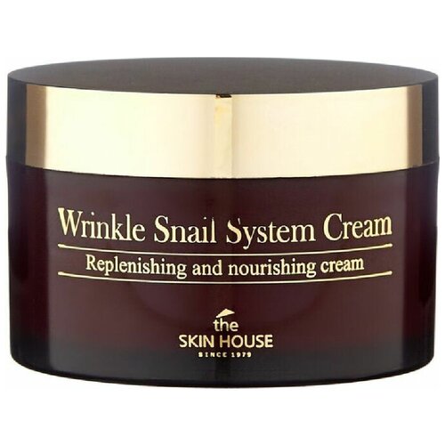 Антивозрастной крем с муцином улитки Wrinkle Snail System Cream, The Skin House 100 мл