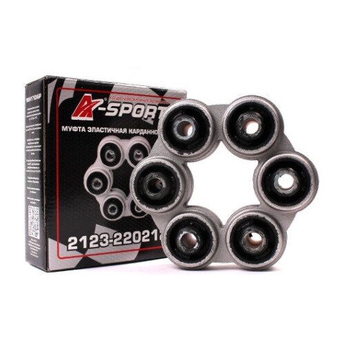 Муфта эластичная карданного вала ВАЗ 2101-2107 2121 2123 алюминий A-sport 1380₽