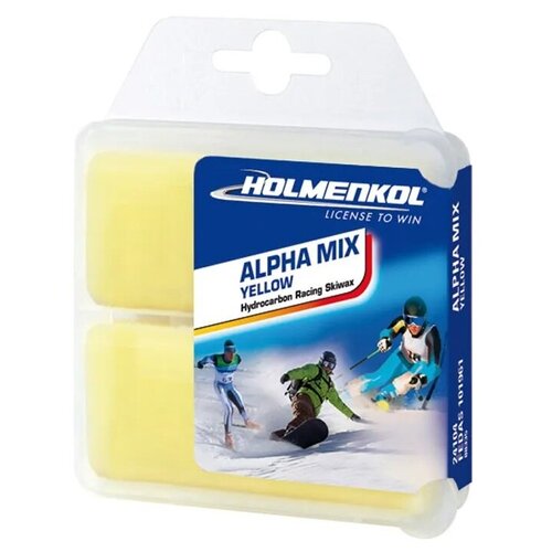 Парафин тёплый Holmenkol Alphamix 2x35g yellow (24104)