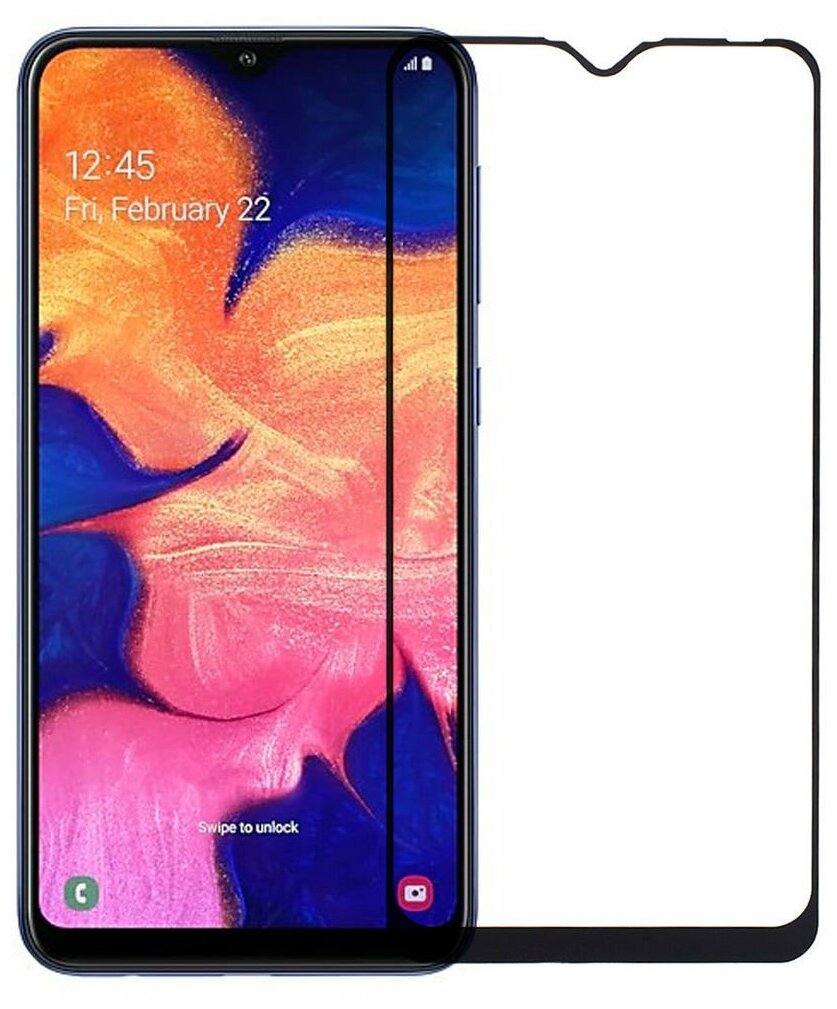 Защитное стекло / бронестекло для Samsung Galaxy A10 SM-A105F/DS полное покрытие 9D