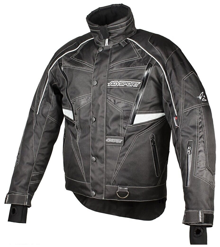 Куртка снегоходная AGVSPORT Arctic, мужской(ие), черный, размер XS