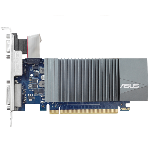 Видеокарта ASUS GeForce GT 730 2GB (GT730-SL-2GD5-BRK-E), Retail видеокарта afox geforce gt 730 700mhz pci 2 0 2048mb 3400mhz 128 bit dvi d hdmi vga af730 2048d5h5