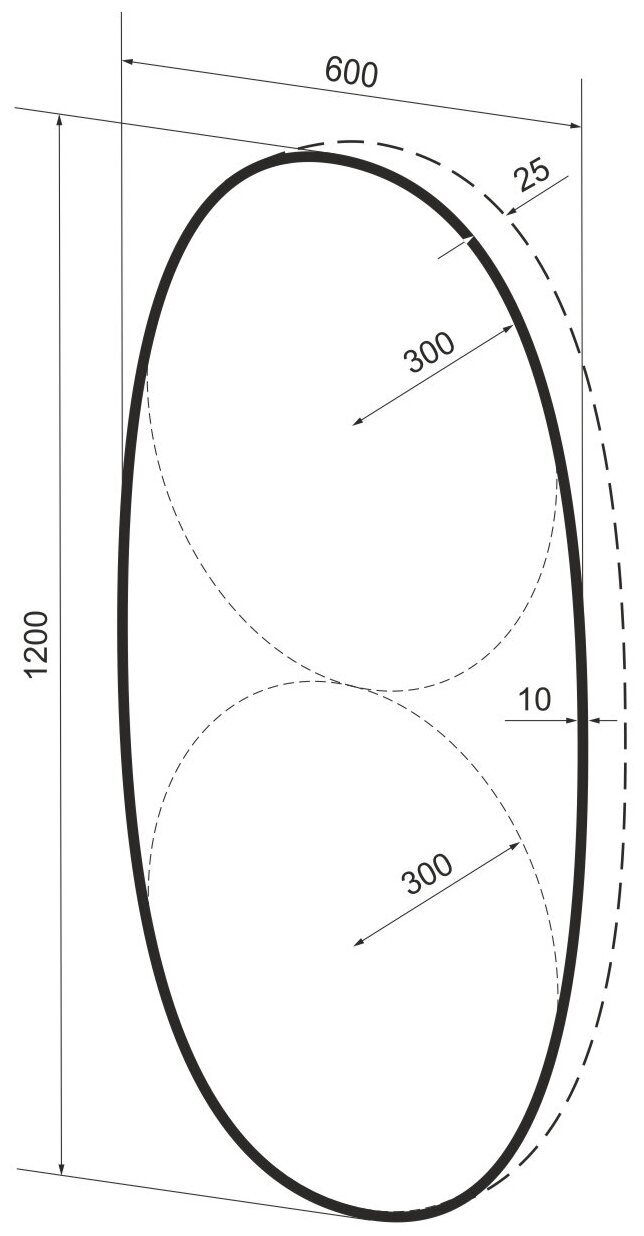 Влагостойкое зеркало с подсветкой для ванной комнаты Wellsee 7 Rays' Spectrum 172201560, размер 60 х 120 см, с черным матовым контуром - фотография № 9