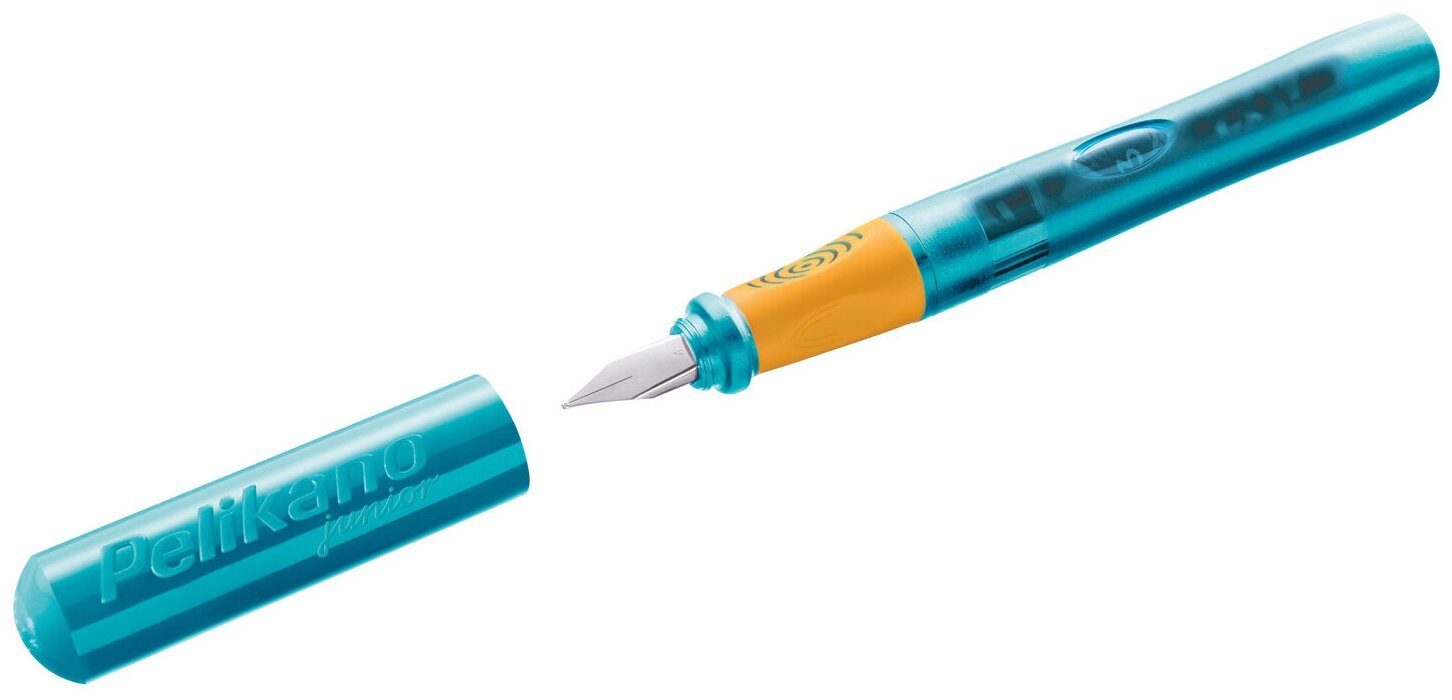 Ручка перьевая Pelikan School Pelikano Junior (PL924886), бирюзовый, A, перо сталь нержавеющая, для правшей