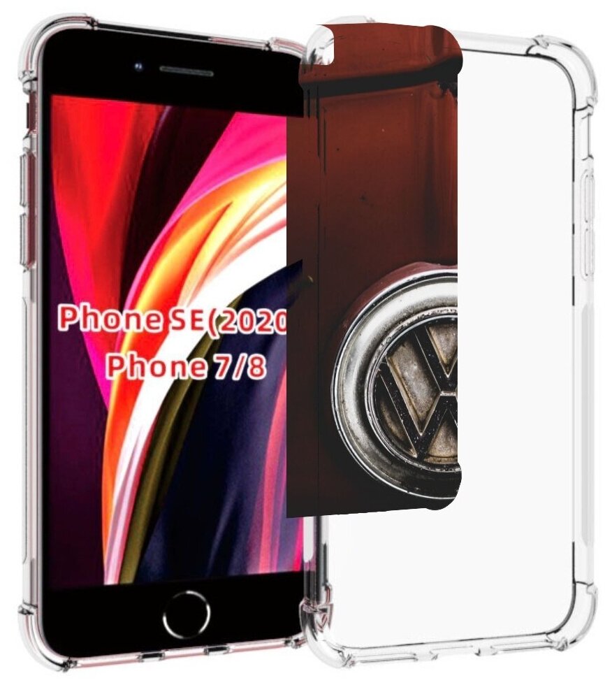 Чехол MyPads volkwagen фольскваген 1 мужской для iPhone 7 4.7 / iPhone 8 / iPhone SE 2 (2020) / Apple iPhone SE3 2022 задняя-панель-накладка-бампер