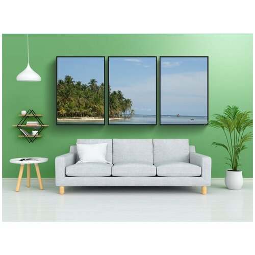 фото Набор модулных постеров для интерьера "панама, центральная америка, архипелаг" 60x90 см. в тубусе, без рамки lotsprints