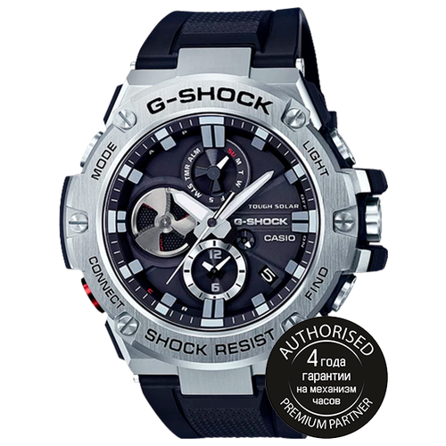 фото Наручные часы casio g-shock casio наручные часы casio gst-b100-1aer, черный