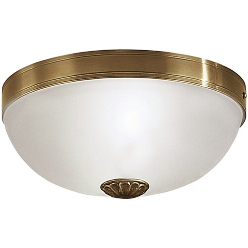 Потолочный светильник EGLO Imperial 82741, E27, 120 Вт, кол-во ламп: 2 шт., цвет арматуры: бронзовый, цвет плафона: белый