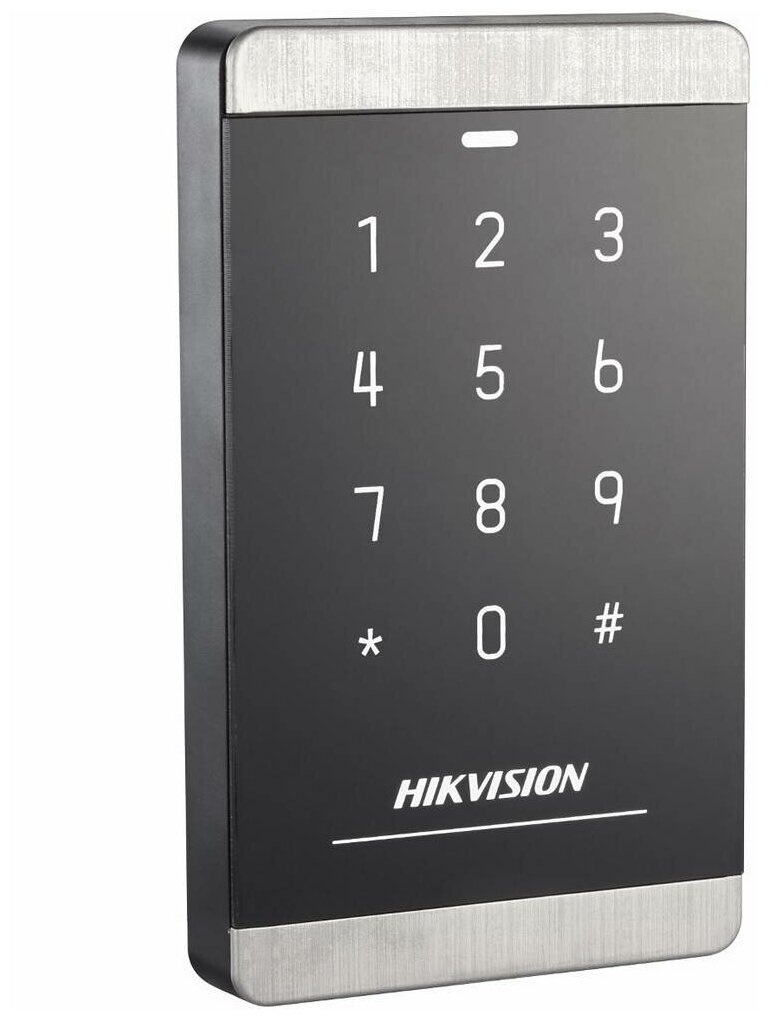 Считыватель Mifare карт Hikvision DS-K1103MK с сенсорной клавиатурой - фотография № 2