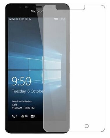 Microsoft Lumia 950 защитный экран Гидрогель Прозрачный (Силикон) 1 штука