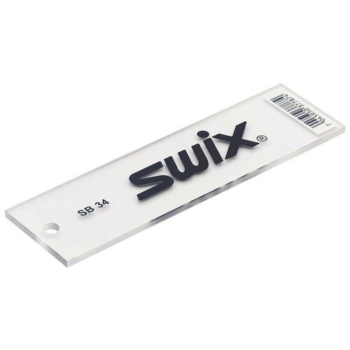SWIX Скребок из оргстекла для г/лыж и сноуборда, 4 мм, в упаковке (SB34D)