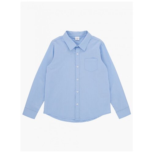 Рубашка для мальчиков Mini Maxi, модель 5129, цвет голубой, размер 158