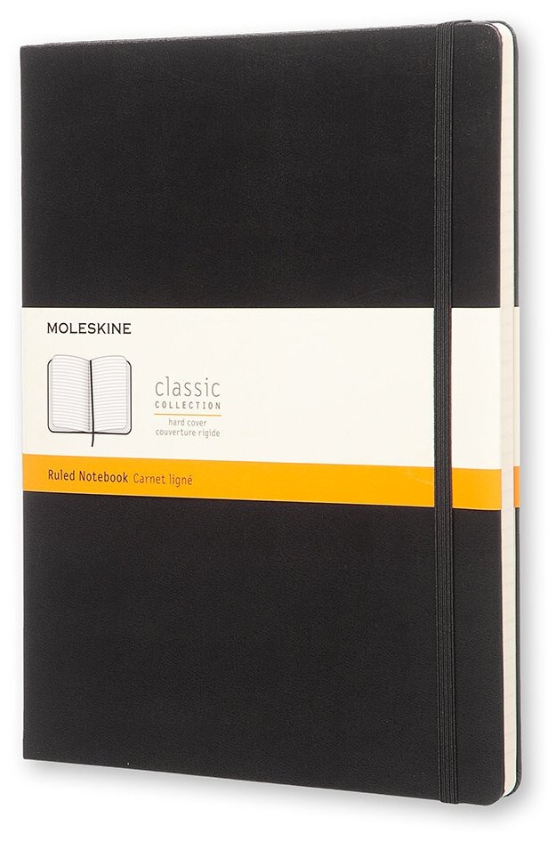 Блокнот Moleskine Classic XLarge (в линейку) черный