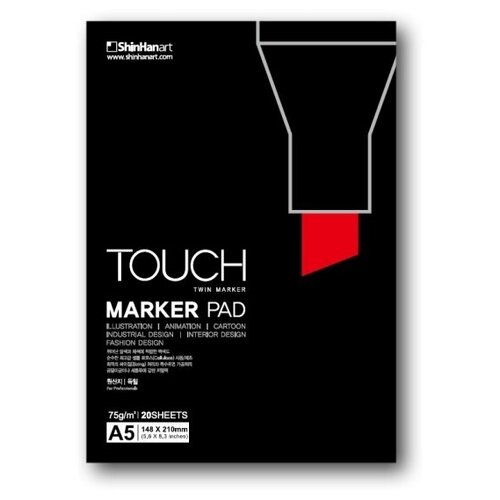 ShinHan Korea Альбом Touch Marker Pad A5 260г 10 листов