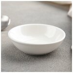 Соусник Skiico Kitchenware 50 мл d=7,5 см / Фарфоровый набор для соусов белый - изображение