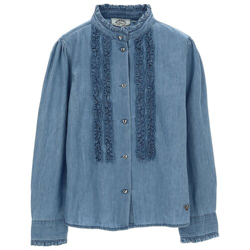 фото Джинсовая рубашка original marines azp3196f синий 98