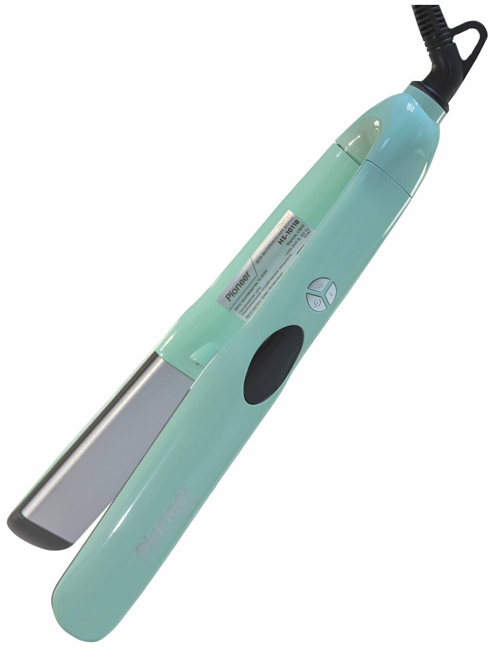 Стайлер для выпрямления волос Pioneer с керамическими пластинами, цифровой регулировкой температуры от 100С до 230С, быстрым нагревом и автоотключением - фотография № 4