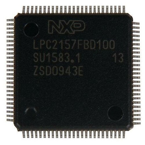 LPC2157FBD100 Микроконтроллер RISC NXP , QFP микроконтроллер chip ite qfp 128 it8705f gxs