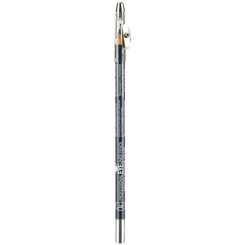 фото Tf cosmetics карандаш для глаз с точилкой professional eyeliner, оттенок 08 морозный черный