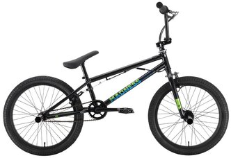 Велосипед BMX STARK Madness BMX 2 (2022) черный/зеленый (требует финальной сборки)