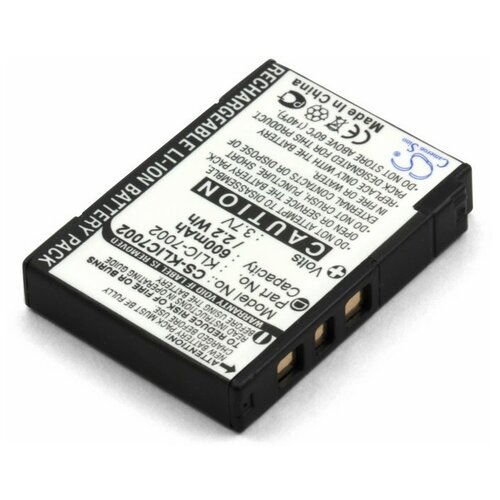 фото Аккумуляторная батарея (аккумулятор) для фотоаппарата kodak klic-7002 sg/061121 sino power