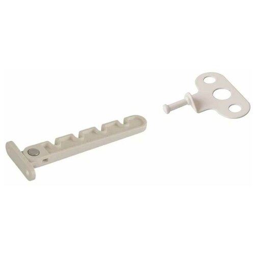 Ограничитель открывания пластиковый белый