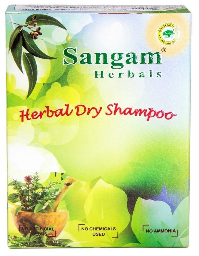 Шампунь из трав «Sangam Herbals» (порошок), 100 гр