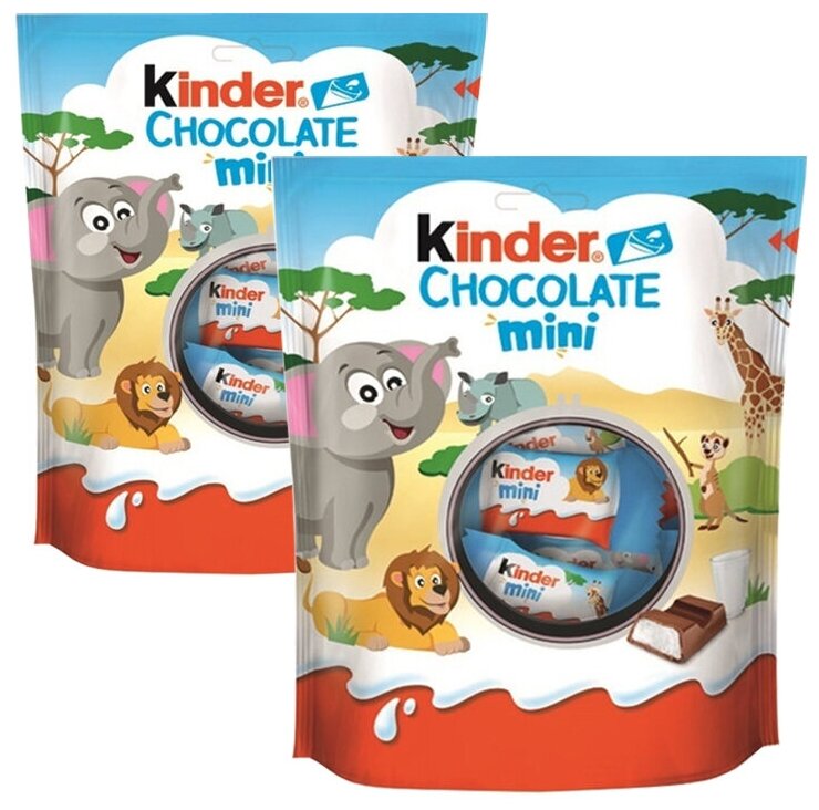 Киндер Шоколад Мини Kinder Chokolate mini, 120гр - 2 шт. - фотография № 6
