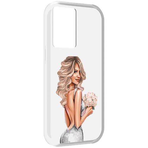 Чехол MyPads Роскошное-платье женский для OnePlus Nord N20 SE задняя-панель-накладка-бампер
