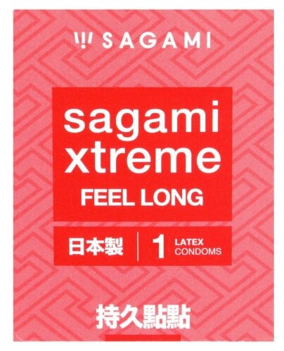 Презервативы латексные Sagami Xtreme Feel Long 1 шт.