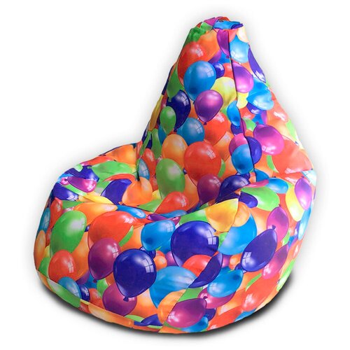 фото Mypuff кресло-мешок груша, размер ххl-стандарт, мебельный хлопок, воздушные шары