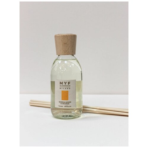 Аромадиффузор MYF Sandalwood  & Orange/Австралийский сандал и апельсин, 250 мл