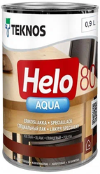 Лак TEKNOS Helo Aqua 80 полиуретановый солома 0.9 л