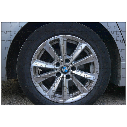 фото Магнитный пазл 27x18см."bmw шины, шины для легковых автомобилей, шина" на холодильник lotsprints
