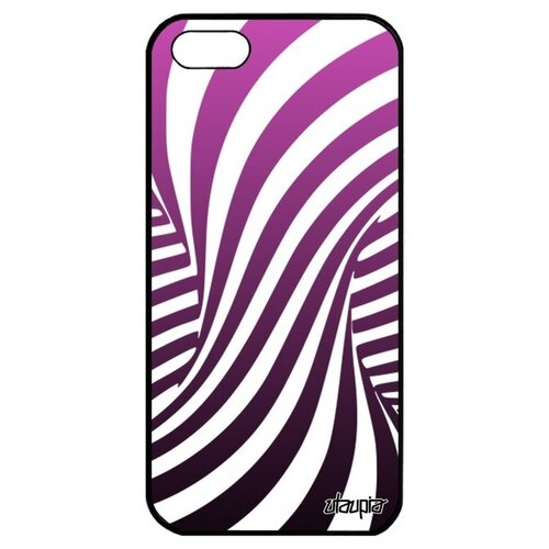 фото Защитный чехол на телефон // apple iphone 5 5s se (2016) // "иллюзия торнадо" круговорот водоворот, utaupia, розовый