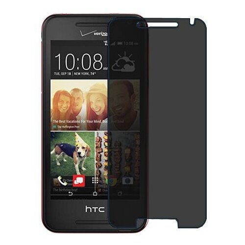HTC Desire 612 защитный экран пленка гидрогель конфиденциальность (силикон) Одна штука
