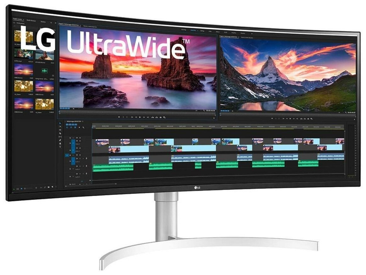 Монитор LG UltraWide 38WN95C-W 38", белый [38wn95c-w.aruz]