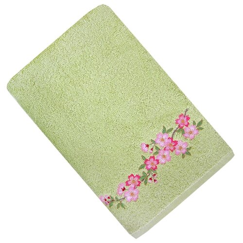 фото Tana home collection полотенце сакура цвет: зеленый (50х90 см) br42915