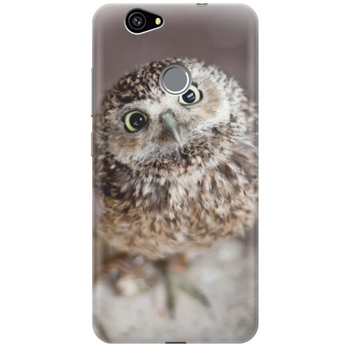 фото Силиконовый чехол на huawei nova / хуавей нова с принтом "удивленная сова" gosso