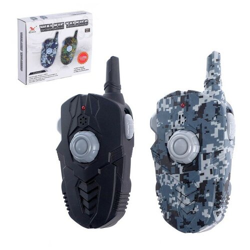 Набор раций Отряд Альфа без шума дистанция до 400 метров работает от батареек 212600₽