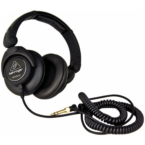 охватывающие наушники behringer hpx6000 black Behringer HPX6000 наушники для DJ