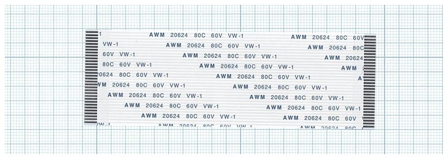 Шлейф универсальный 32pin, шаг 1мм, длина 10см