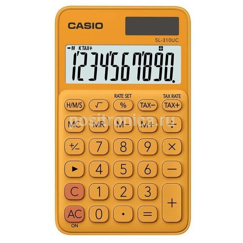 Калькулятор карманный Casio SL-310UC-RG-S-EC оранжевый